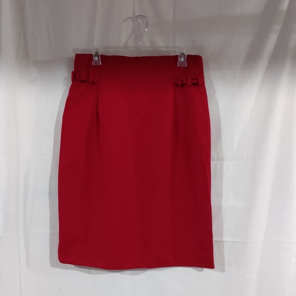 West Bay Women's Red Wool Straight Size 16 - Picture 2 of 7
